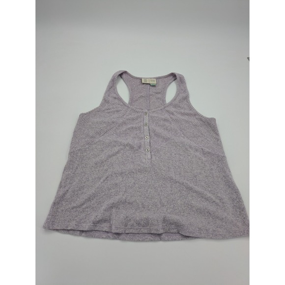 Saturday Sunday by‎ Anthropologie Lucie Ribbed Racerback Tank Large - Picture 1 of 6